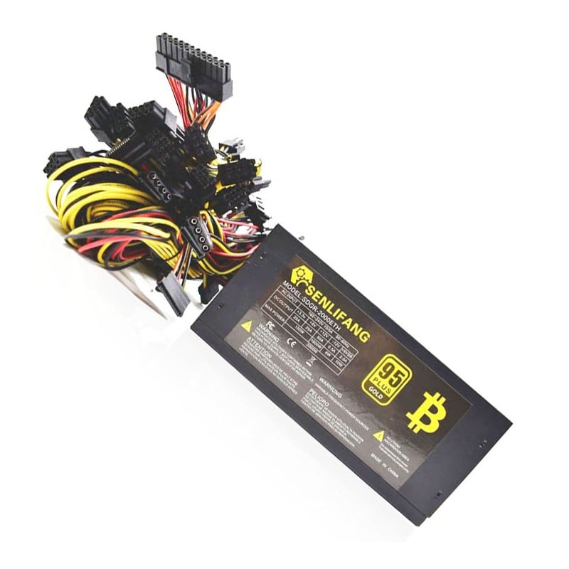 Senlifang SDGR-2000ETH 2000w Thunderobot 1060 480 9380 9370 9390 - Power  supply - Computer World Pro