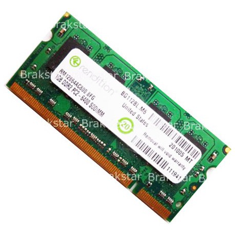 Rendition RM12864AC800.8FG 1GB DDR2 -PC2-6400 S0DIMM