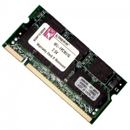 1 go DDR-RAM 200 SO-DIMM PC-2700S kingston KFJ-FPC101/1G 2.5V