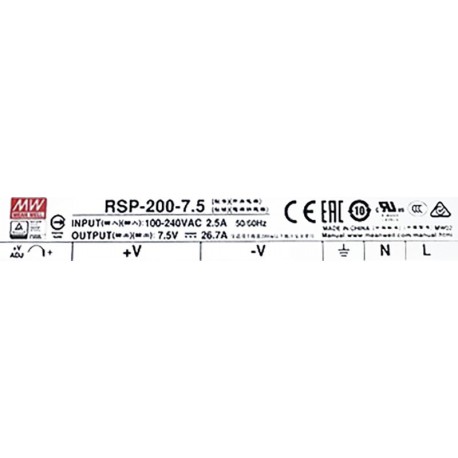 MW Mean Well RSP-200-7.5 - Computer, server power supply