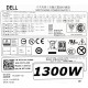 V5K16 T31JM H1300EF-02 D1K3E003L 1300w dell T5810 T7810 T7910 workstation