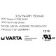 Varta 3.6V Ni-MH 150mAh HPE 756126-001 759619-001