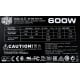 Cooler Master B600 ver.2 RS-600 - ACAB-B1 600 W 80+ 20/24Pin ATX