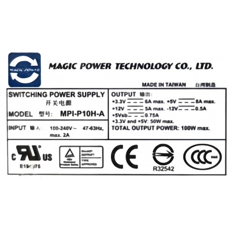 Megic Power Magic Power MPI-P10H-A 100w - Power supply