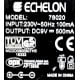 Echelon 78020 230v 50hz 100MA 9v 0.5A