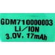 GDM710000003 li/ion 3.0v 17MAH lenovo ideapad Y510 15303