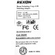 Rexon aC-005 100-240vaC 0.6a 50/60hz 12V/1.5a