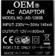 AD-1280B oem xircom 230v 50hz 140MA 12v 800MA