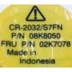 Panasonic CR2032 08K8050 02K7078 GC02001QC00, CR-2032/S7FN