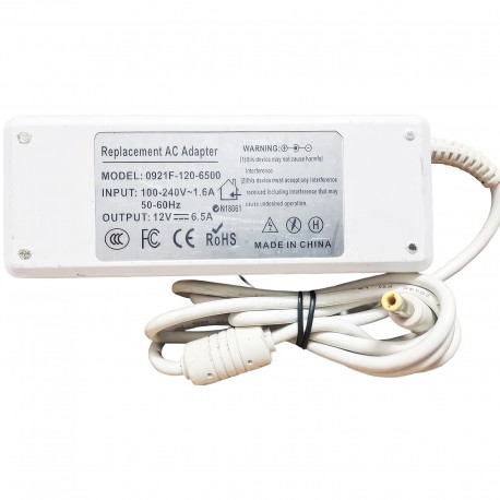 Replacement AC Adapter 0921F-120-6500 78w