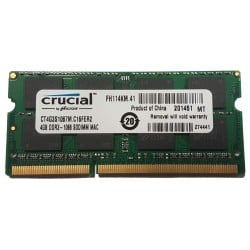 Crucial CT4G3S1067M.C16FKR 4GB DDR3-1066 sodimm mac