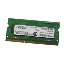 Crucial DDR3 4 go 1333 mhz PC3-10600 CL9 1.35 v CT51264BF1339J.C8FER