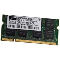 V916765G24QBFW-F5 DDR2-667MHZ-CL5 PC2-5300S-555-12-E1