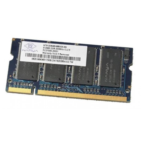 NT512D64SH8B0GM-6K 512MB DDR-333MHZ cl 2.5 PC2700S-25330