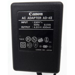 Canon ac adapter AD-4II 230V 50HZ 4.5V 450MA