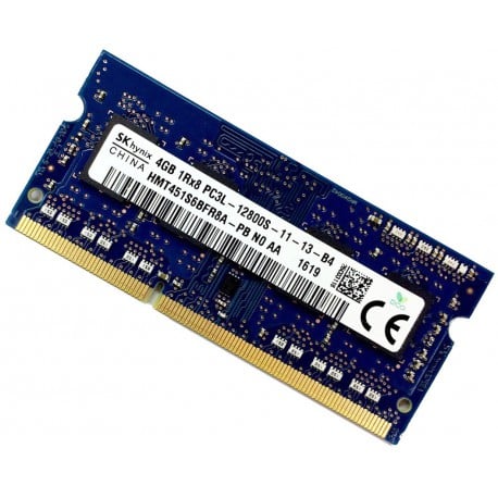 4GB 1RX8 PC3L-12800S-11-13-B3 HMT451S6DFR8A-PB N0 aa