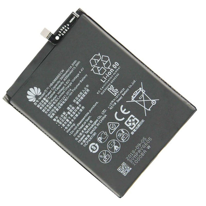 HB406689ECW / 3900mAh/ 4000mAh/ Huawei Y7 Prime TRT-L53  TRT-L21A TRT-AL00 TL10A - Batería