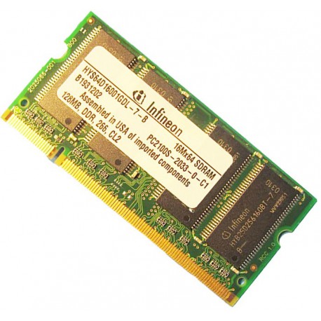 HYS64D16001GDL-7-B PC2100S-2033-0-C1 128MB ddr 256 CL2