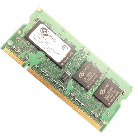 Psc AS6E8E63B-6E1A 512MB PC2-5300 CL5 so dimm