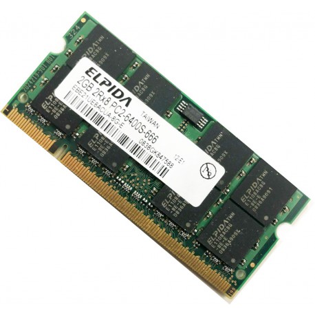 Elpida 2GB 2RX8 PC2-6400S-666 EBE21UE8ACUA-8G-E