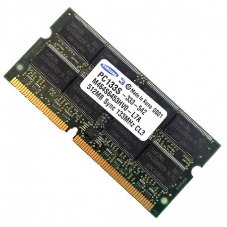 M464S6453HV0-L7A samsung 512 mb SO-DIMM PC133S-333 133 mhz