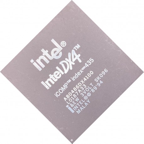 Intel DX4 iCOMP index 435 A80486DX4100 L0187A33