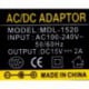 AC/DC ADAPTOR 1520 15v 2a 30w