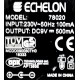 Echelon 78020 230v 50hz 100MA 9v 0.5A