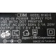 Cbm 91aD-E 230v 50hz 0.1a 7v 1.6a