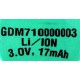 GDM710000003 li/ion 3.0v 17MAH lenovo ideapad Y510 15303