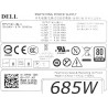 F685EF-00 Dell Precision T3600 T5600 0WPVG2 WPVG2 685W