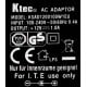 Ktec KSAD1200100W1EU 12w ksad 1200100W1EU100-240v 50/60hz 0.4a 12V