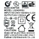 ac/dc adapter LQ240050U 100-240v 50/60hz 0.4a 24v 500Ma