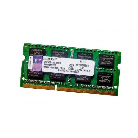 Kingston 2 KVR1333D3S9/4G ram DDR3 so 1333 4 gb kvr + CL9 1.5V