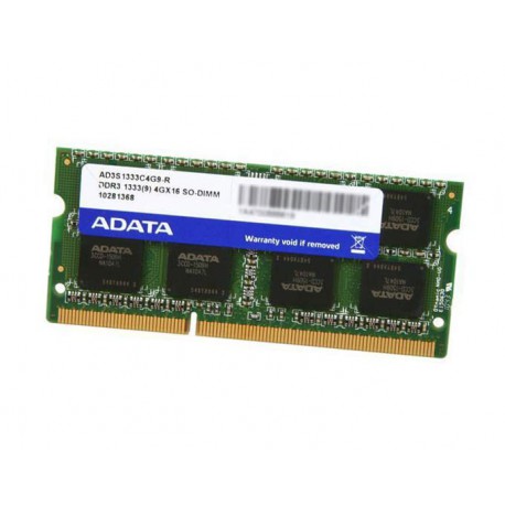 Adata DDR3 4 go 1333 mhz PC3-10600 CL9 AD3S1333C4G9-R