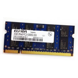 EBE21UE8AESA-6E-F elpida 2GB 2RX8 PC2-5300S-555