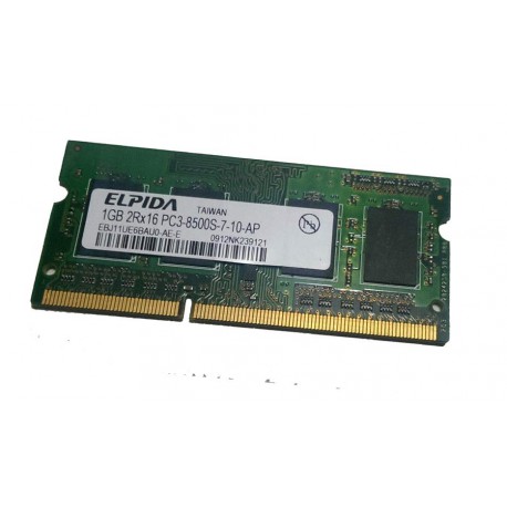 1GB 2RX8 PC3-8500S-7-05-FP EBJ11UE6BAU0-AE-E