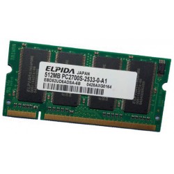 Elpida japan EBD52UD6ADSA-6B PC2700S-2533-0-A1