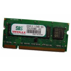 Sis module ddr ii 512MB-667 SSX264M8-J6E asus eee pc 4G