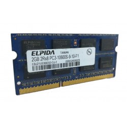 Elpida 2GB 2RX8 PC3-10600S-9 EBJ21UE8BFU1-DJ-F 621565-001