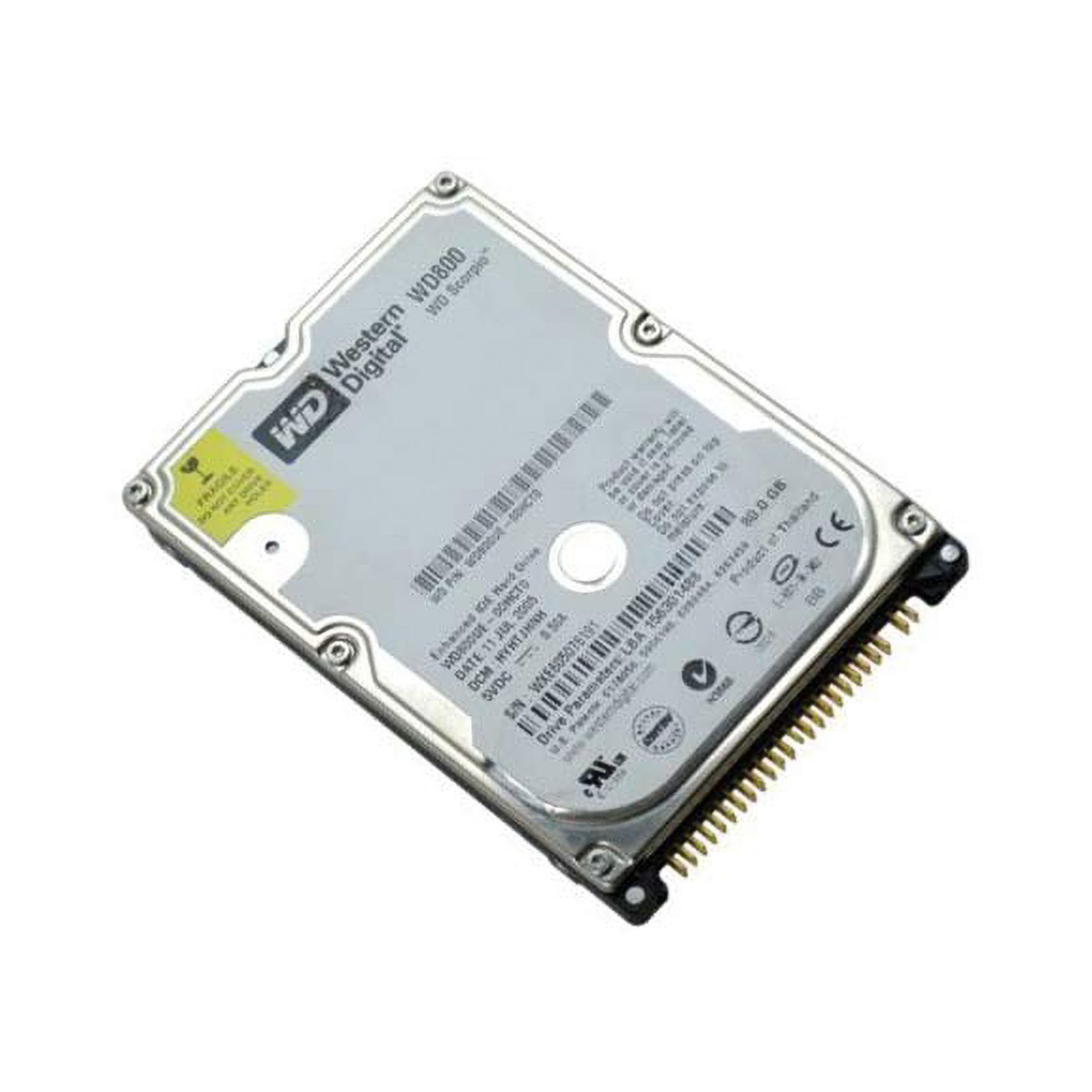 Western DIGITAL WD800 WD800UE-00HCT0 HYHTJHFH - Disque dur