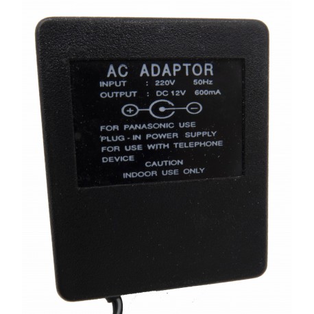 Ac adaptor 220v 50hz dc 12v 600MA