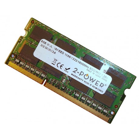 2-POWER 8GB multispeed 1066/1333/1600Mhz MEM0803A