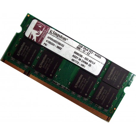 Kingston 2GB 2RX8 PC2-6400S-666-12-E2