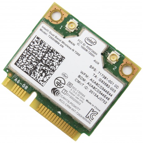 717381-001 intel dual band wireless 7260 7260HMW an