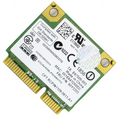 ASHATA Scheda Di Rete Wireless, Mini PCI-E 300 Mbps Scheda Di Rete Wireless Per LINK1000 N1000 112BNHMW, Scheda Wi-Fi Wireless Per T420S/X220/T520 - Foto 8