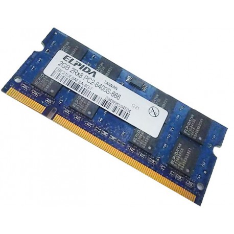 Elpida 2GB 2RX8 PC2-6400S-666 EBE21UE8AFSA-8G-F